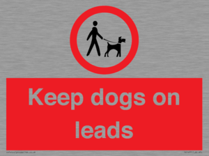 Keep dogs on leads